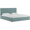 Кровать Милана, 1800х2000, ортопедическое осн+ПМ, Вивальди 10/Ментоловый