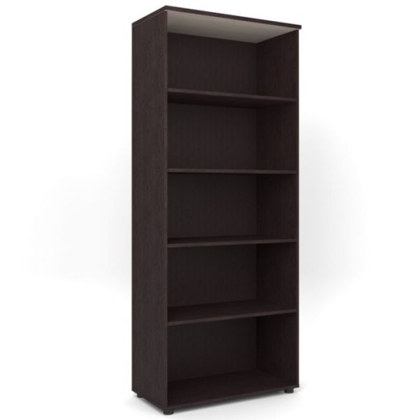 Шкаф для бумаг открытый 798х418х1960 Венге, кр. Венге