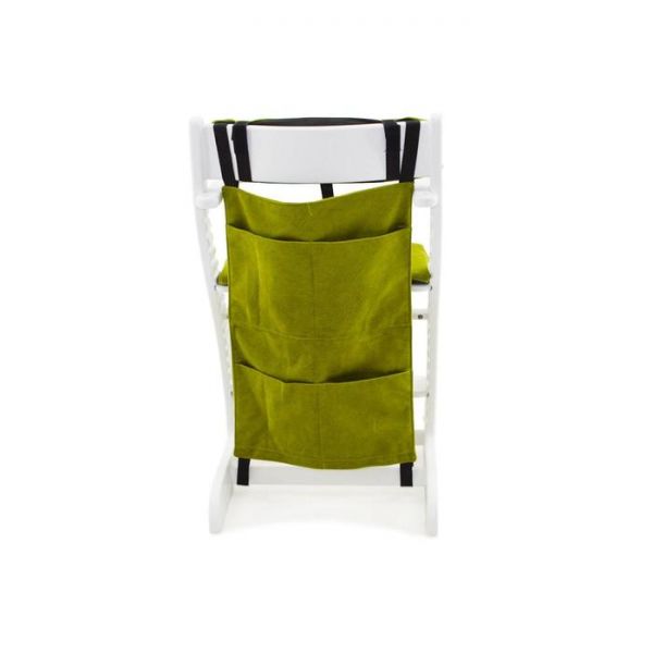Карманы навесные на спинку стула Бельмарко "Усура зеленые"