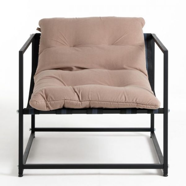 Стул "Дублин" Черный кофейный, разборный