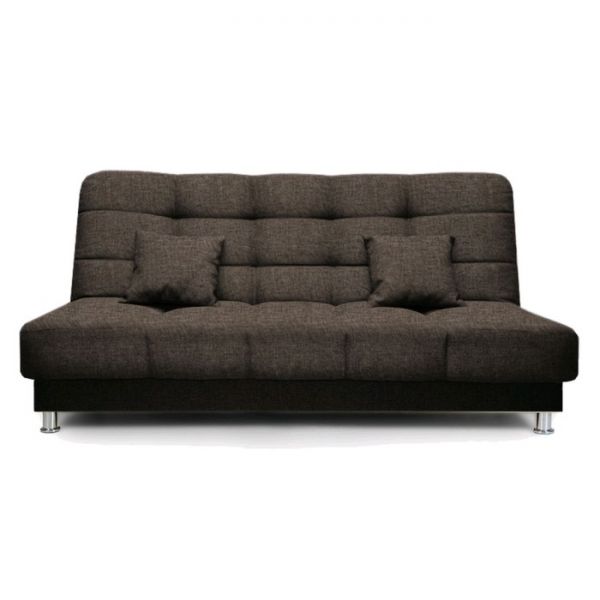 Диван «Идальго», с подушками, механизм книжка, рогожка, цвет savana grey