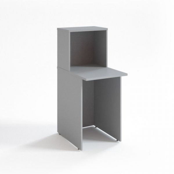 Приставка к ресепшн РМС.2, 500 ? 680 ? 1206 (756) мм, серый