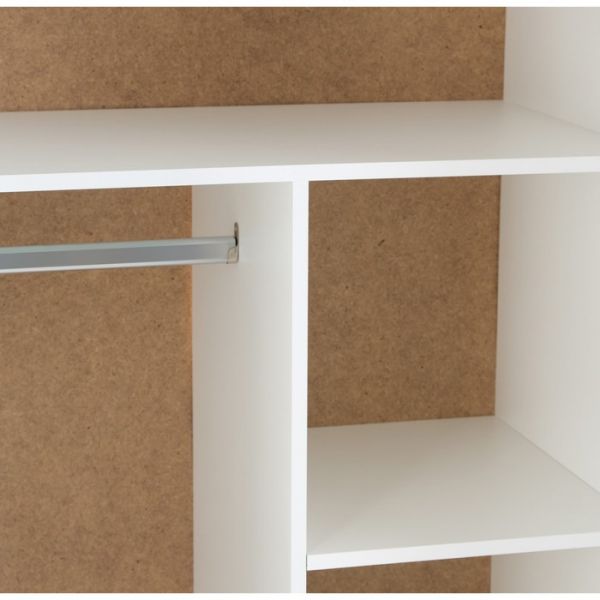 Шкаф распашной 2-х створчатый  810х500х2100 Белый