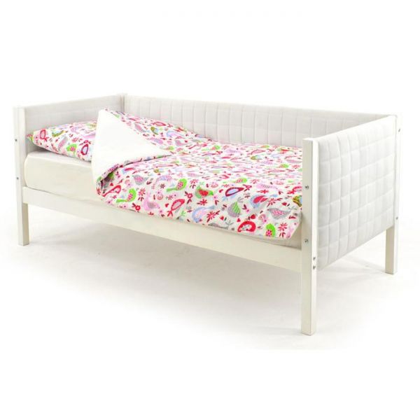 Детская кровать-тахта мягкая Svogen белый