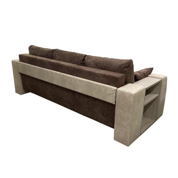 Диван-трансформер «Оптимус», цвет эмилия милк / эмилия дарк браун