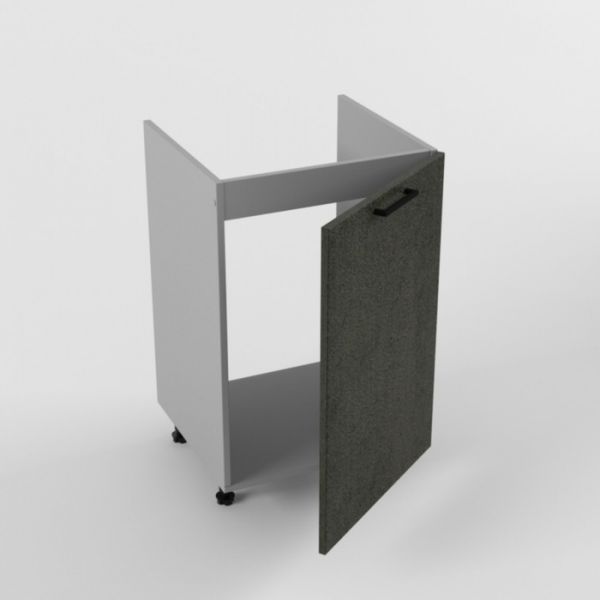 Шкаф под мойку Лофт 500х470х820 Бетон темный