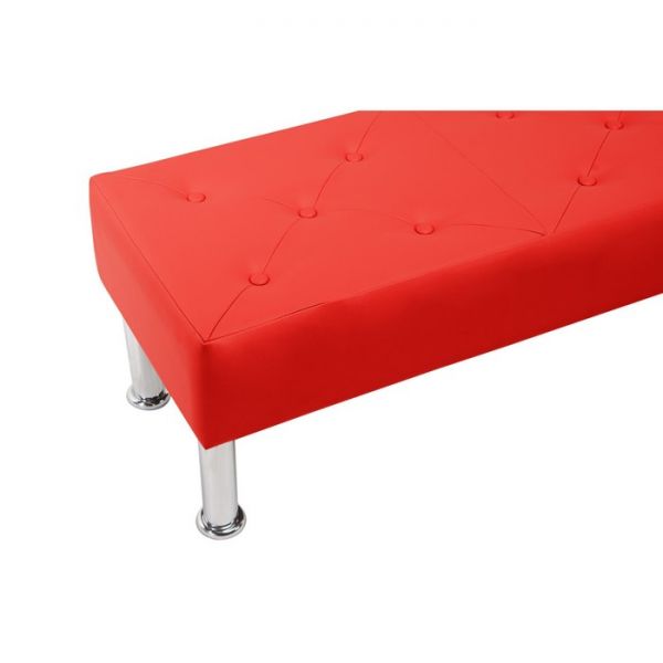 Скамья Марк 1510х400х490 красный