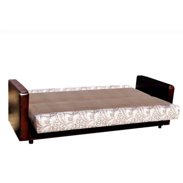 Диван "Книжка ППУ", ткань Дублин 2 / Аркон 3 / коричневый