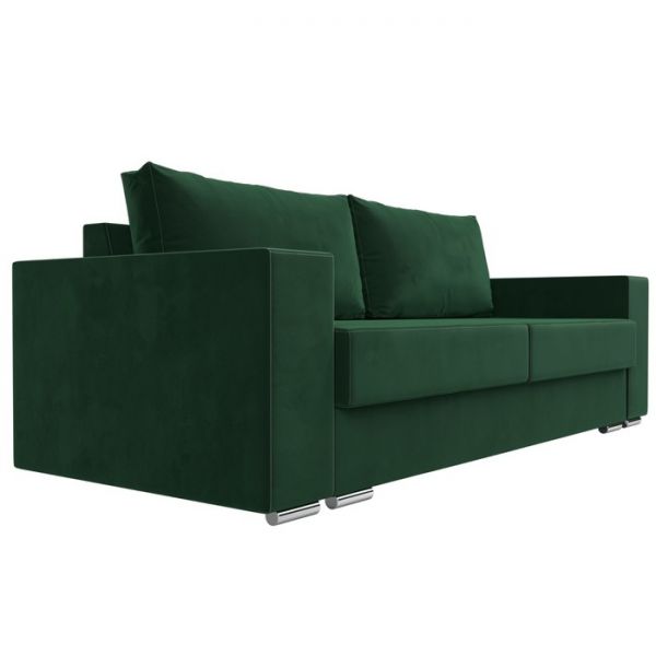 Прямой диван «Исланд», велюр, цвет бежевый