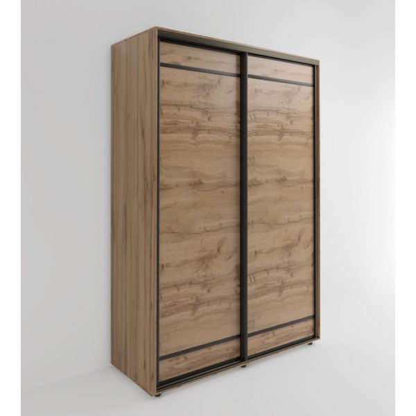 Шкаф-купе «Акцент-Лайт Д», 1000 ? 600 ? 2310 мм, ЛДСП, цвет дуб крафт