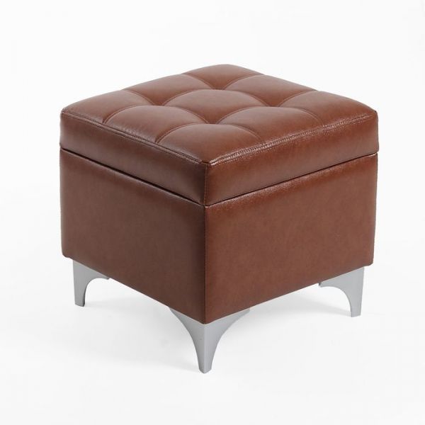 Банкетка ЖОЗЕФИНА 460*460*450 Кож.зам коричневый