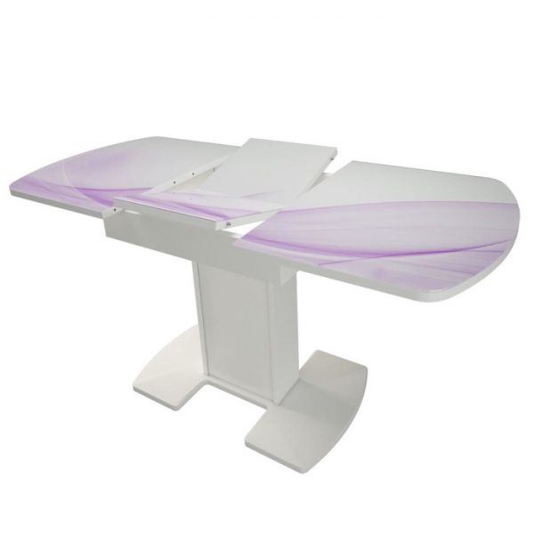 Стол «Соло», раздвижной, 1100(1450) ? 700 ? 760, стекло, цвет венге/319190186