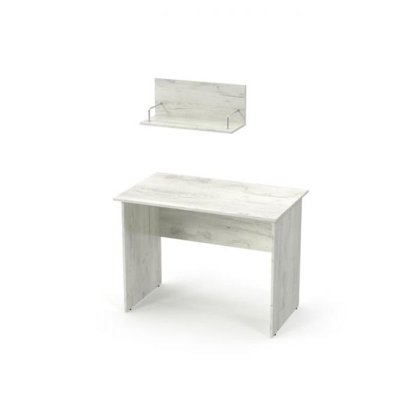 Школьный набор мебели «Ботаник», стол письменный, полка, цвет дуб белый