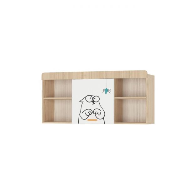 Полка навесная «Кот 7», цвет туя светлая / белый