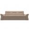 Прямой диван «Клайд», механизм дельфин, велюр, цвет бежевый