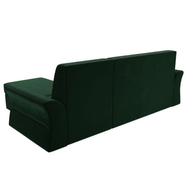 Угловой диван «Клайд», механизм дельфин, велюр, цвет бежевый