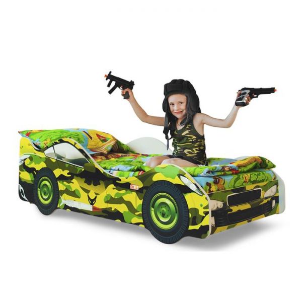 Детская кровать-машина «Хаки»