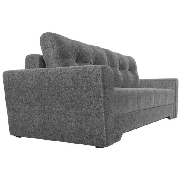 Диван прямой «Амстердам», механизм еврокнижка, рогожка, цвет серый