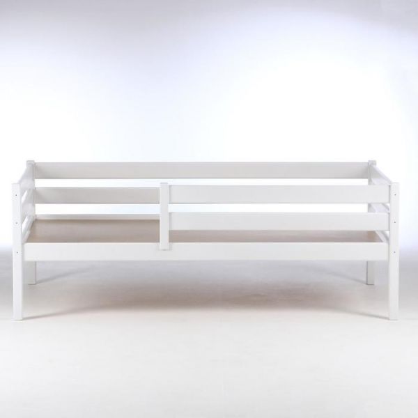 Кровать Сева, спальное место 1400х800, цвет Белый, Массив Берёзы