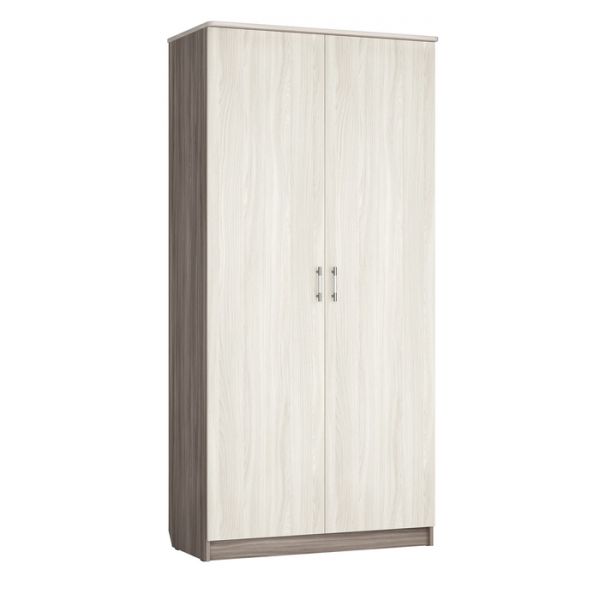 Шкаф 2-х створчатый ШРК-2 2100х1000х550 Ясень Шимо Светлый/Темный