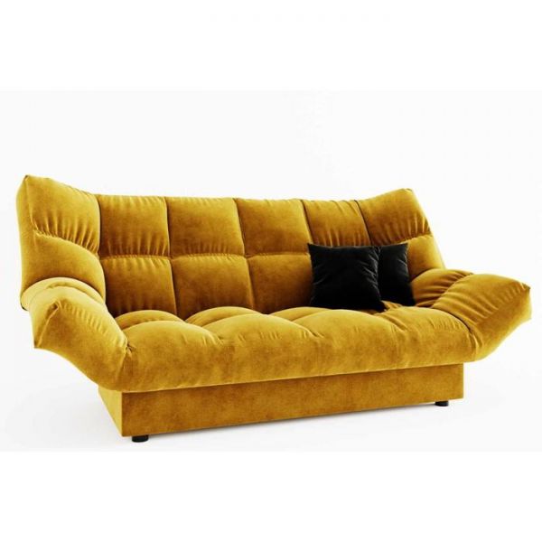 Диван прямой «Клик кляк», ППУ, механизм книжка, цвет селфи 01 / подушки селфи 03