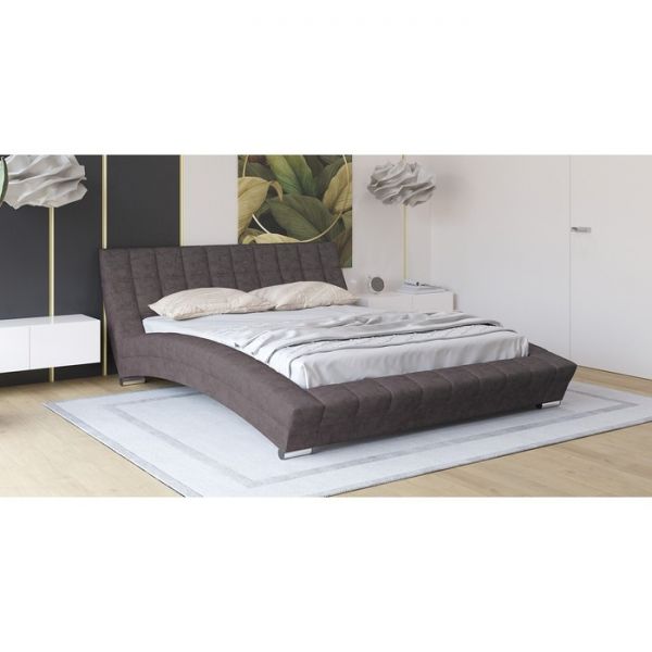 Кровать Оливия, 1600х2000, ортопедическое основание, Дарлинг ява/Розово-коричневый