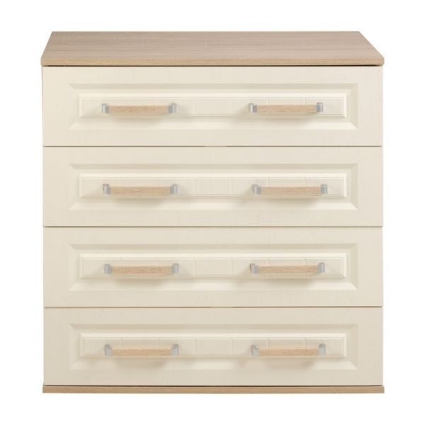 Комод Маркиза 802х460х824 сонома/крем-сатин