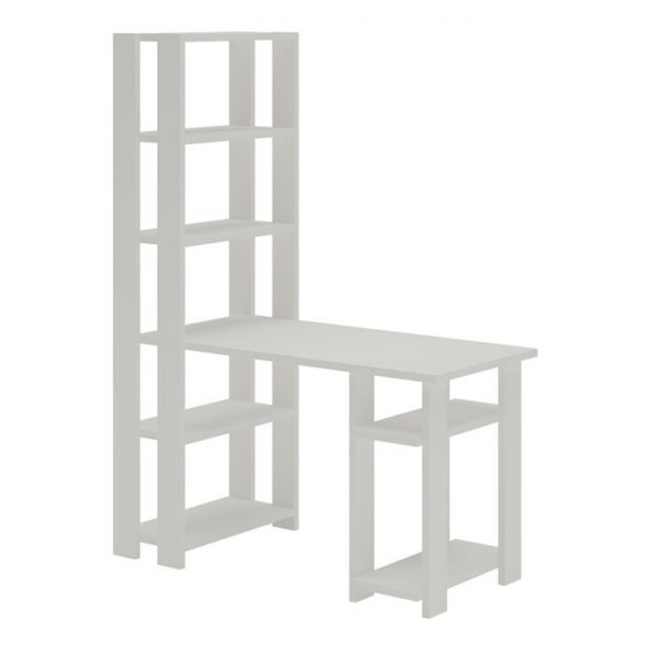 Компьютерный стол, 1200 ? 650 ? 1800 мм, цвет белый