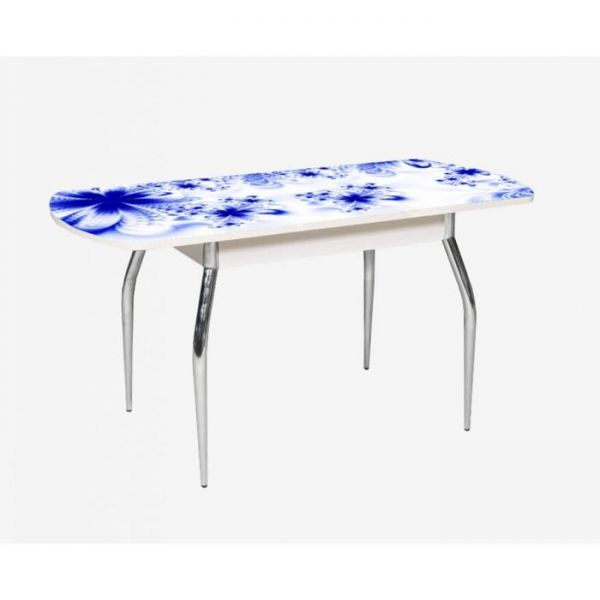 Стол раздвижной «Грация 2», 1200(1550) ? 800 ? 750 мм, глянец, хром, цвет венге/183736490