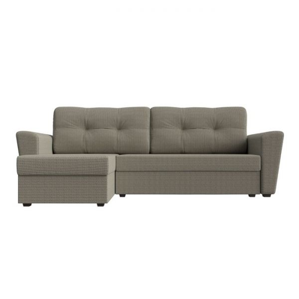 Угловой диван «Амстердам лайт», еврокнижка, правый угол, цвет корфу 02