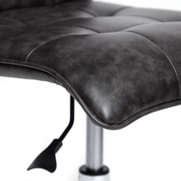 Кресло ZERO экокожа, серый 2 TONE