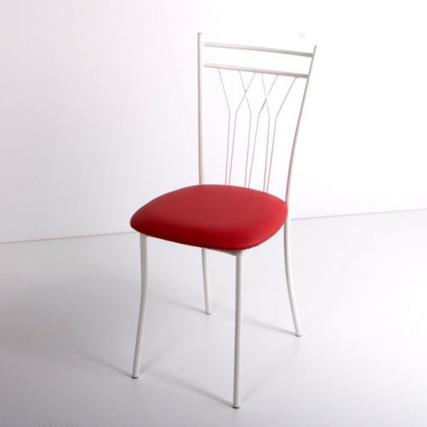 Стул на металлокаркасе Премьер СТ белый/белый