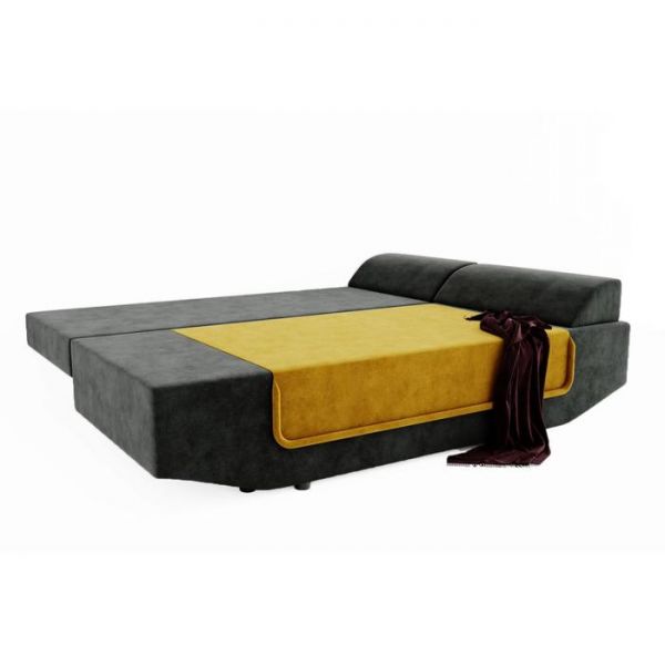 Диван прямой «Амаретто», пружинный блок, механизм еврокнижка, цвет селфи 08 / селфи 07