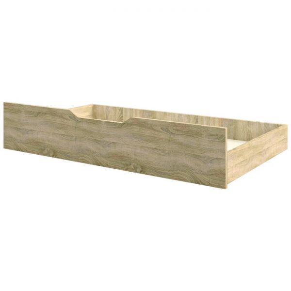 Кровать с ящиком и латами Эдем-1  1400х2000 Дуб сонома / Белый жемчуг