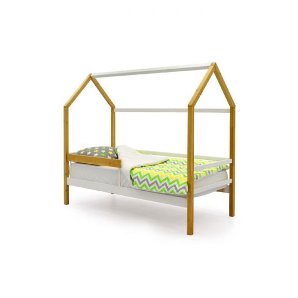 Детская кровать-домик Бельмарко Svogen дерево-белый