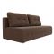 Прямой диван «Лондон», механизм еврокнижка, рогожка, цвет коричневый