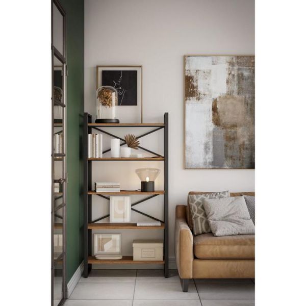 Стеллаж «Хардвиг L», 900 ? 390 ? 1765 мм, цвет белый