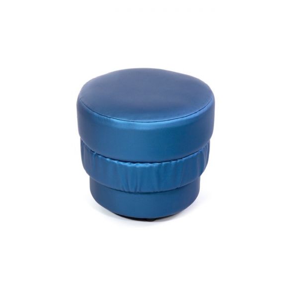 Пуф Бочонок 114, 430х430х410, Синий