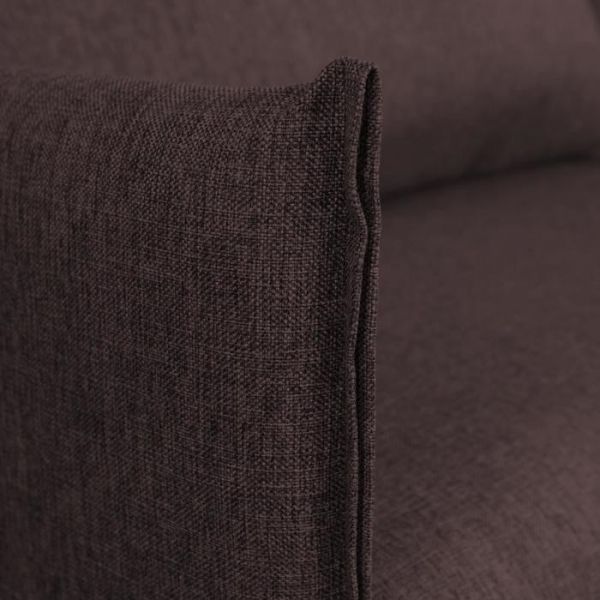 Диван "Матис" с подлокотниками, ткань рогожка Coral