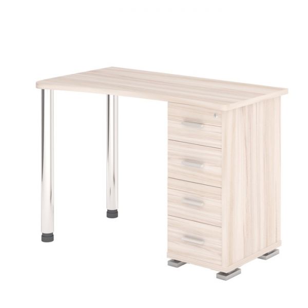 Стол СКМ-50, угол левый, 1100 ? 620 ? 770 мм, цвет венге