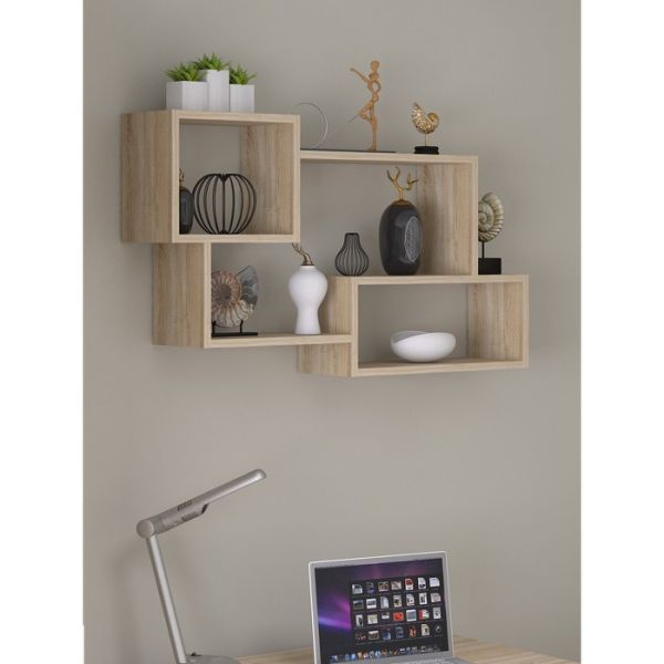 Полка навесная «Салоу 3», 1050 ? 180 ? 600 мм, цвет дуб сонома