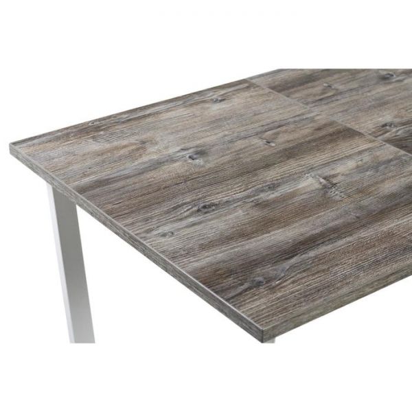 Стол АТЛАНТ-02 1200/1700*800х750 Сосна Пасадена/Опора АТЛАНТ-Белый глянец