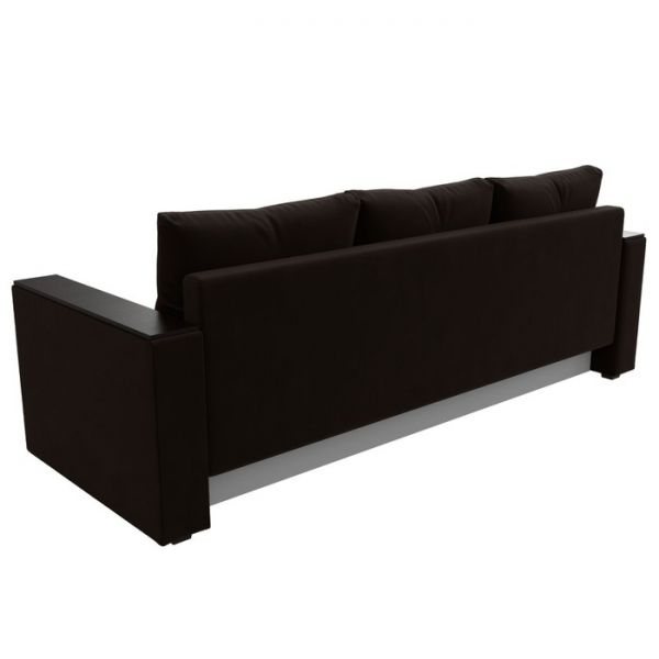 Диван прямой «Атланта лайт», без стола, еврокнижка, микровельвет, цвет бежевый