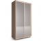 Шкаф-купе Удачный 2 зеркала 1400х600х2300 Венге Темный