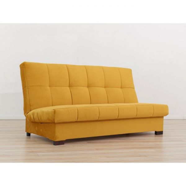 Прямой диван «Осло», механизм книжка, велюр, цвет бежевый