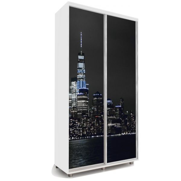 Шкаф-купе Яркий-22 1600х600х2300 Дуб Сонома/Мегаполис 4