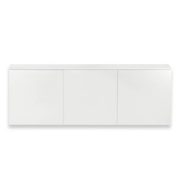 Тумба подвесная под ТВ 4, 1800х640х210, Белый