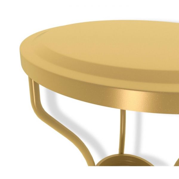 Столик журнальный 470х470х600 золото