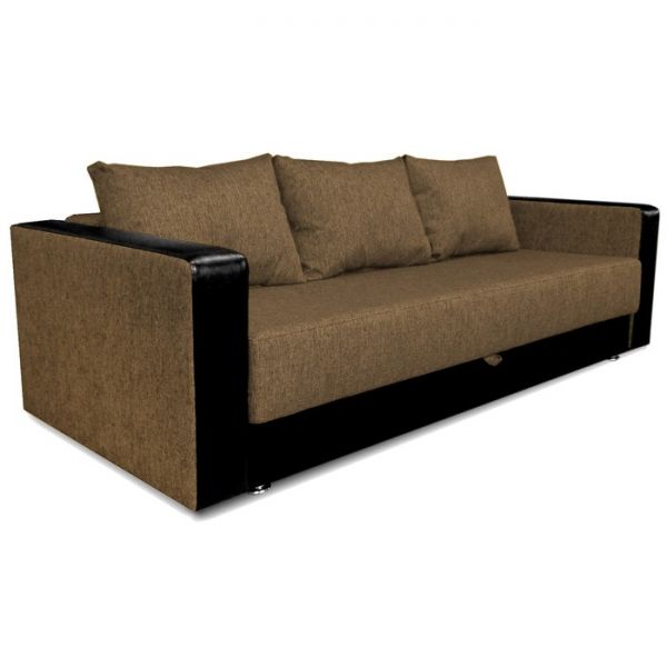 Диван «ЛИДЕР», обивка Melange/SUNNY BLACK