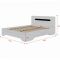 Кровать Вега 1600 с ортопед.осн, с/м 1600х2000, Крафт белый/Венге